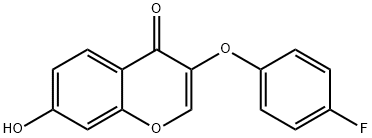 3-(4-fluorophenoxy)-7-hydroxy-4h-1-benzopyran-4-on