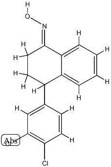 1(2H)-Naphthalenone,4-(3,4-dichlorophenyl)-3,4-dihydro-, oxime, (±-)