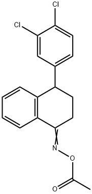 1(2H)-Naphthalenone,4-(3,4-dichlorophenyl)-3,4-dihydro-, O-acetyloxime, (±-)