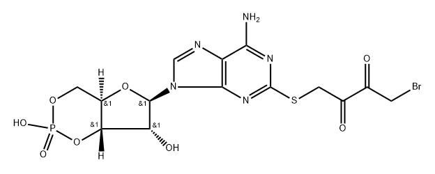2-((4-bromo-2,3-dioxobutyl)thio)-adenosine 3'5'-cyclic monophosphate