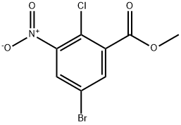 2-氯-5-溴-3-硝基苯甲酸甲酯