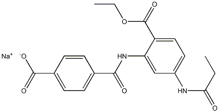 ethyl 2-(4'-carboxybenzamido)-4-propionamidobenzoate