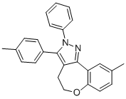 2H-(1)Benzoxepino(5,4-c)pyrazole, 4,5-dihydro-9-methyl-3-(4-methylphen yl)-2-phenyl-