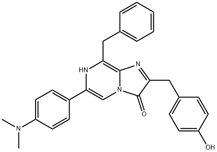 Imidazo[1,2-a]pyrazin-3(7H)-one,  6-[4-(dimethylamino)phenyl]-2-[(4-hydroxyphenyl)methyl]-8-(phenylmethyl)-