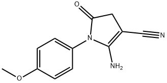 2-氨基-1-(4-甲氧基苯基)-5-氧代-4,5-二氢-1H-吡咯-3-甲腈