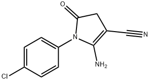 2-氨基-1-(4-氯苯基)-5-氧代-4,5-二氢-1H-吡咯-3-甲腈