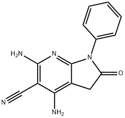4,6-二氨基-2-氧代-1-苯基-2,3-二氢-1H-吡咯烷并[2,3-B]吡啶-5-甲腈