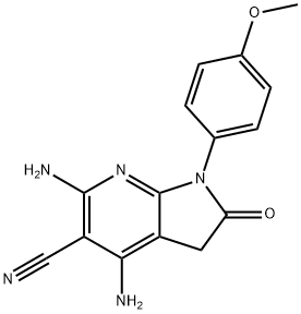 4,6-二氨基-1-(4-甲氧基苯基)-2-氧代-2,3-二氢-1H-吡咯并[2,3-B]吡啶-5-甲腈