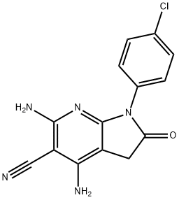 4,6-二氨基-1-(4-氯苯基)-2-氧代-2,3-二氢-1H-吡咯并[2,3-B]吡啶-5-甲腈