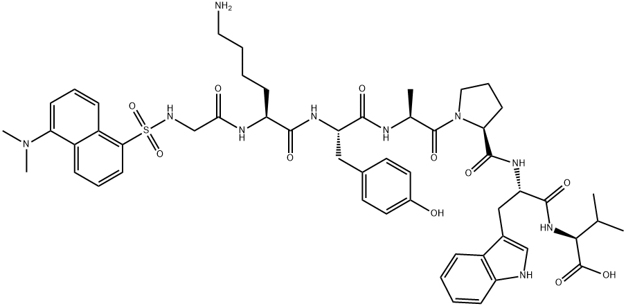 dansyl-glycyl-lysyl-tyrosyl-alanyl-prolyl-tryptophyl-valine