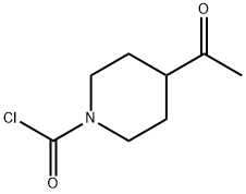 1-Piperidinecarbonylchloride,4-acetyl-(9CI)