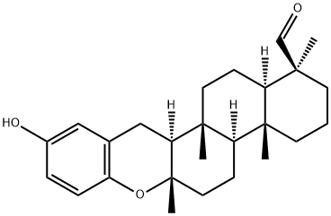 23-Hydroxy-4,8-dimethyl-16,24-cyclo-D(17a)-homo-21-nor-17a-oxa-5α-chola-16,20(22),23-triene-4β-carbaldehyde