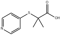 Propanoic acid, 2-methyl-2-(4-pyridinylthio)- (9CI)