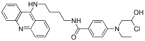 N-[4-(acridin-9-ylamino)butyl]-4-(2-chloroethyl-(2-hydroxyethyl)amino) benzamide