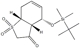 4-(tert-butyldimethylsiloxy)-3a,4,7,7a-tetrahydrobenzo(b)thiphen-3(2H)-one