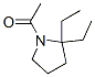Pyrrolidine, 1-acetyl-2,2-diethyl- (9CI)