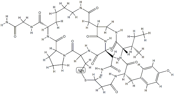 oxytocin, Mpa(1)-cyclo(Glu(4)-Lys(8))-