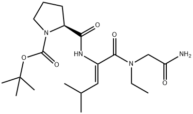 tert-butyloxycarbonyl-prolyl-dehydroleucyl-glycyl-ethylamide