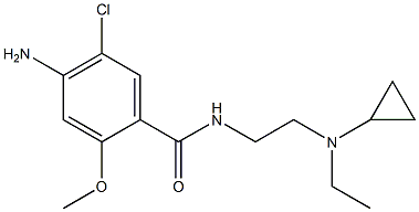 Benzamide, 4-amino-5-chloro-N-(2-(cyclopropylethylamino)ethyl)-2-metho xy-