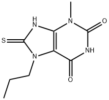 8-mercapto-3-methyl-7-propyl-3,7-dihydro-1H-purine-2,6-dione