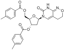 6-(3,5-DI-O-(P-TOLUOYL)-BETA-D-2-DEOXYRIBOFURANOSYL)-3,4-DIHYDRO-8H-PYRIMIDO[4,5-C][1,2]OXAZIN-7-ONE