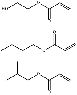 2-Propenoic acid, butyl ester polymer with 2-hydroxyethyl 2-propenoate and 2-methylpropyl 2-propenoate