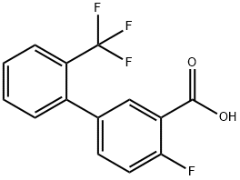 2-Fluoro-5-(2-trifluoromethylphenyl)benzoic acid