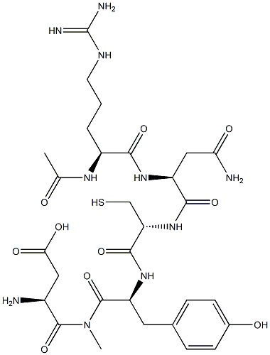 acetylarginyl-asparginyl-cysteinyl-tyrosyl-asparginyl-N-methylamide