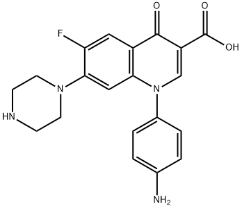 3-Quinolinecarboxylic acid, 1-(4-aMinophenyl)-6-fluoro-1,4-dihydro-4-oxo-7-(1-piperazinyl)-