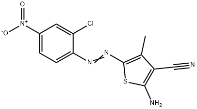 2-AMINO-5-((2-CHLORO-4-NITROPHENYL)AZO)-4-METHYL-3-THIOPHENECARBONITRILE