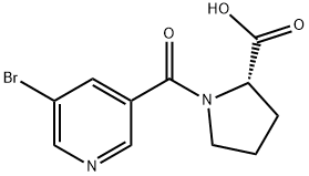 1-(5-溴-吡啶-3-羰基)-吡咯烷-2-羧酸