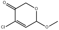 2H-Pyran-3(6H)-one,  4-chloro-6-methoxy-