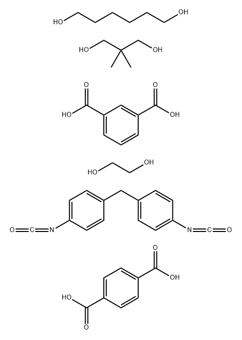 1,3-Benzenedicarboxylic acid polymer with 1,4-benzenedicarboxylic acid, 2,2-dimethyl-1,3-propanediol, 1,2-ethanediol, 1,6-hexanediol and 1,1'-methylenebis[4-isocyanatobenzene]