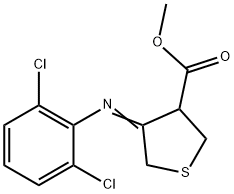 4-[(2,6-Dichlorophenyl)iMino]tetrahydro-3-thiophenecarboxylic Acid Methyl Ester