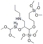1-Propanamine, 2-(dimethoxymethylsilyl)oxy-3-3-(trimethoxysilyl)propoxy-N-3-(trimethoxysilyl)propyl-