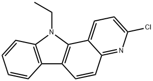11H-Pyrido(3,2-a)carbazole, 3-chloro-11-ethyl-