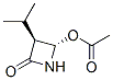 2-Azetidinone,4-(acetyloxy)-3-(1-methylethyl)-,(3S-trans)-(9CI)