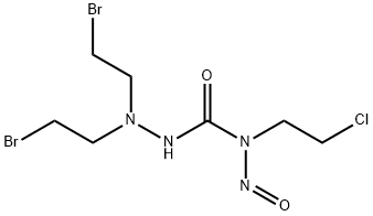 1,1-di-(2-bromoethyl)-4-nitroso-4-(2-chloroethyl)semicarbazide