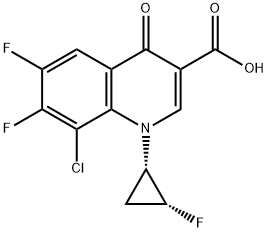 8-Chloro-6,7-difluoro-1-[(1S,2R)-2-fluorocyclopropyl]-1,4-dihydro-4-oxo-3-quinolinecarboxylic Acid