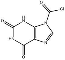 9H-Purine-9-carbonyl chloride, 1,2,3,6-tetrahydro-2,6-dioxo- (9CI)