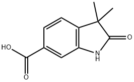 3,3-二甲基-2-氧代-2,3-二氢-1H-吲哚-6-羧酸