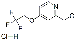 2-氯甲基-3-甲基-4-(2,2,2-三氟乙氧基)嘧啶盐酸盐