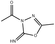 1,3,4-Oxadiazol-2(3H)-imine,3-acetyl-5-methyl-(9CI)