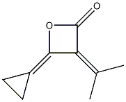 2-Oxetanone,4-cyclopropylidene-3-(1-methylethylidene)-(9CI)