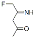 2-Pentanone, 5-fluoro-4-imino- (9CI)