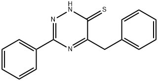 1,2,4-Triazine-6(1H)-thione, 3-phenyl-5-(phenylmethyl)-