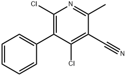3-Cyano-4,6-dichloro-2-methyl-5-phenylpyridine