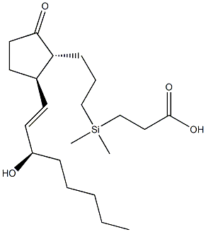 11-deoxy-4,4-dimethyl-4-silaprostaglandin E1