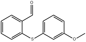 2-[(3-甲氧基苯基)硫基]苯甲醛