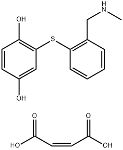 2-((2-((Methylamino)methyl)phenyl)thio)-1,4-benzenediol (Z)-2-butenedi oate (1:1) (salt)